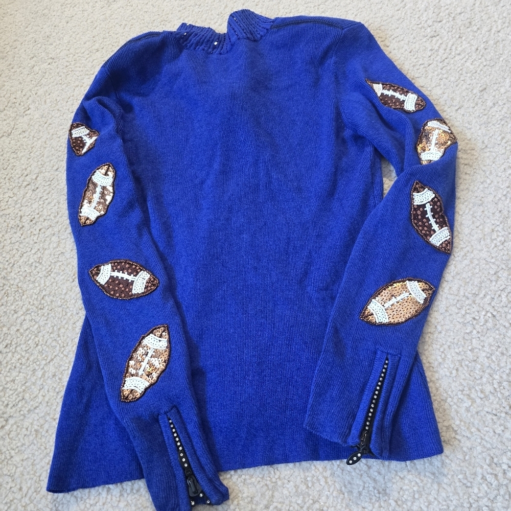 Rare BERÉK Takako Sakon Size Small Football Zip Cardigan Sweater - Picture 12 of 12